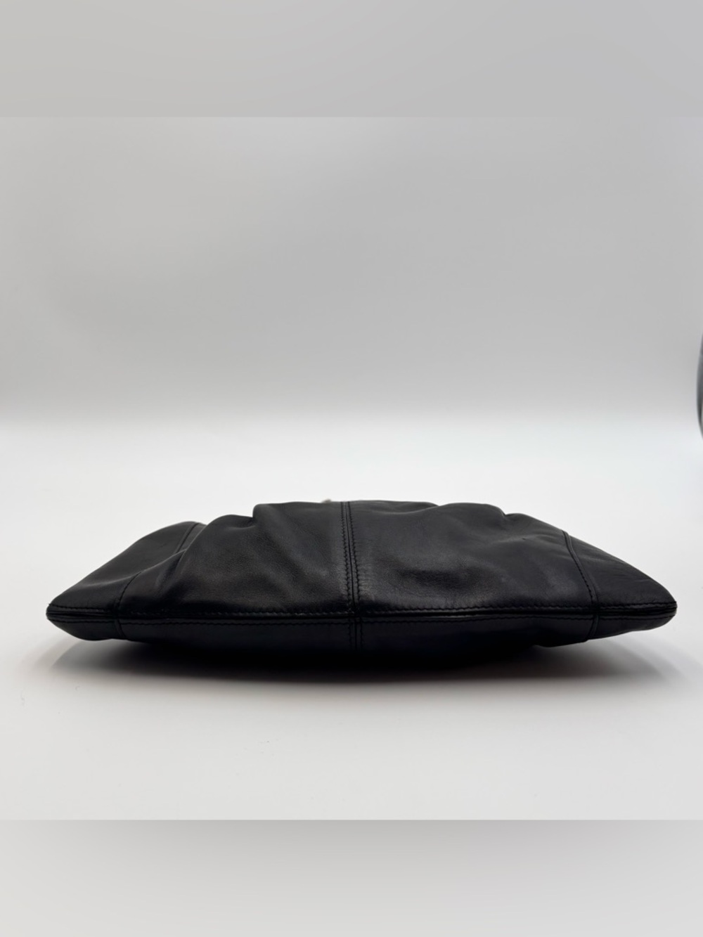 Salvatore Ferragamo Black Leather Chain Shoulder Bag - Picture 5 of 11